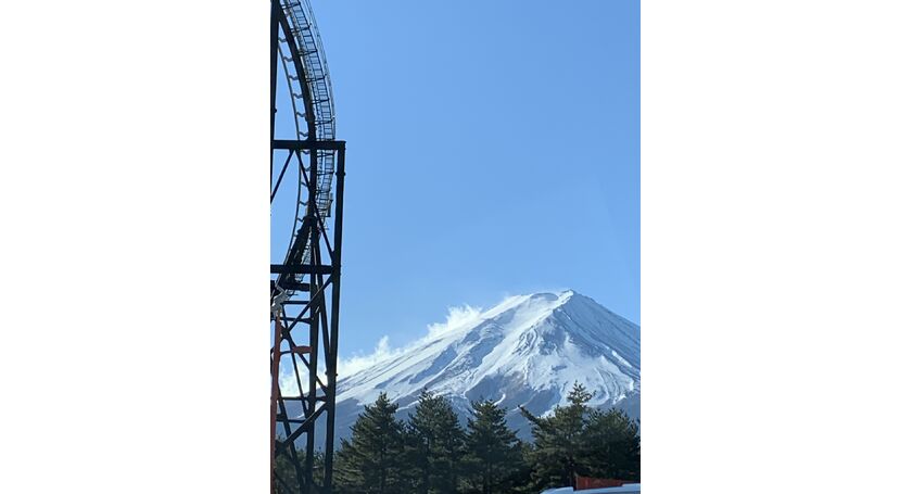 富士急から見た富士山